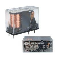 5 Volt Şeffaf 5 Bacak 10A Tek Kontak Röle HLS14F1L-DC5V-C