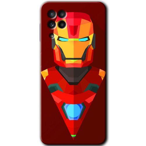 Potkal Hediye Fabrikası Samsung Galaxy M32 Kılıf HD Desen Baskılı Arka Kapak - İron Man Çizim