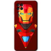 Potkal Hediye Fabrikası Samsung Galaxy M32 Kılıf HD Desen Baskılı Arka Kapak - İron Man Çizim