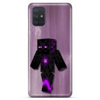 Lopard Samsung Galaxy M51 Uyumlu Kılıf PiXel (50) Shockproof Kılıf Mor