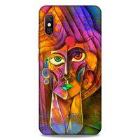 Lopard Xiaomi Redmi Note 6 Pro Uyumlu Kılıf Sürreal Yüzler ♀ (50) Shockproof Kılıf Desenli