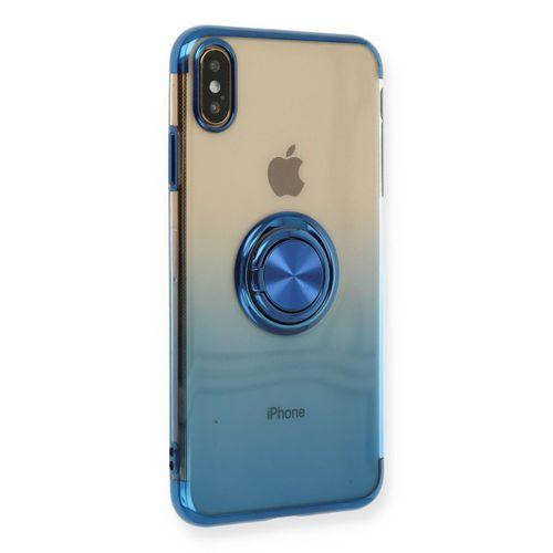 Newface iPhone XS Max Kılıf Marvel Yüzüklü Silikon - Mavi