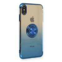 Newface iPhone XS Max Kılıf Marvel Yüzüklü Silikon - Mavi