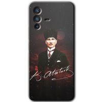 Vivo V23 5G Kılıf HD Desen Baskılı Arka Kapak - Kemal Atatürk