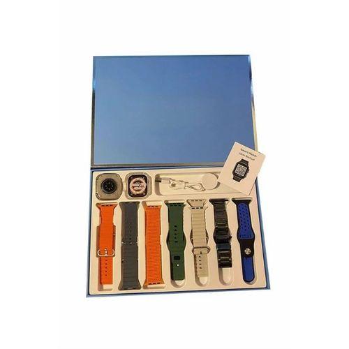 7 Kordonlu Unisex Akıllı Saat Çoklu Kordon Seçeneği Amoled Ekran