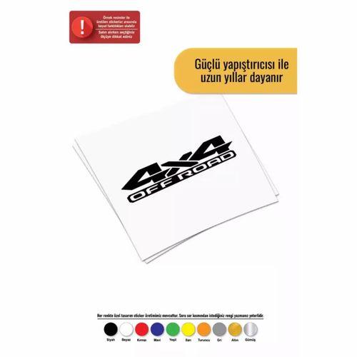 4x4 Off Road - Araç, Oto, Laptop, Duvar Uyumlu Sticker 20*8 Cm