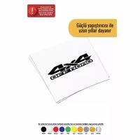 4x4 Off Road - Araç, Oto, Laptop, Duvar Uyumlu Sticker 20*8 Cm