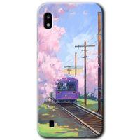 Samsung Galaxy A10 Kılıf Baskılı Kapak - Rails Paint +Tam Ekran Koruyucu