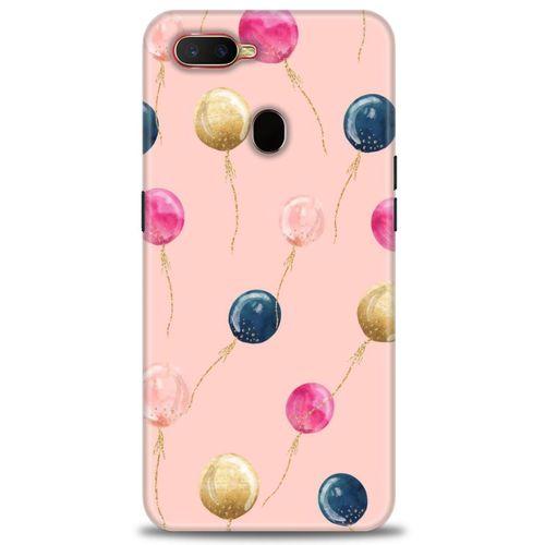 Oppo A12 Kılıf HD Baskılı Kılıf - Uçan Balonlar + Tam Ekran Koruyucu