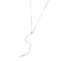 İncili Y Kolye - Gümüş