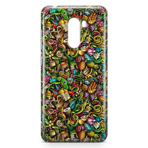 Xiaomi Pocophone F1 Kılıf Doodle Hindistan Turu Arka Kapak Koruma Desenli Full Koruyucu