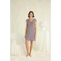 Kolu Omzu Ve Yakası Dantelli Önü Düğmeli Gecelik