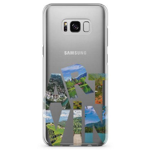 Samsung Galaxy S8 Kılıf Artvin Gezi Arka Kapak Koruma Desenli Full Koruyucu
