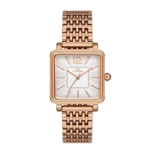 Ferro 30 mm Rose Çelik Kordon Kadın Kol Saati FL21230A-C FL21230A-C