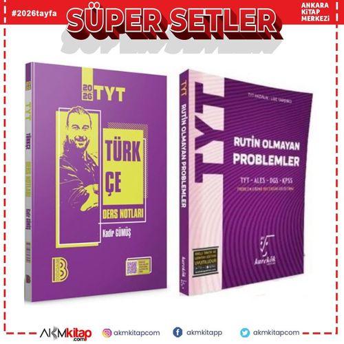 Benim Hocam TYT Türkçe Video Ders Notları ve Karekök Rutin Olmayan Problemler Soru Bankası 2 Kitap Set