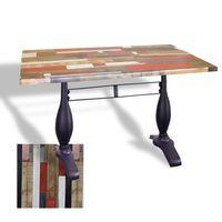 Dockers Çipa 3011 Döküm Ayak Masa 80x140 cm - (Werzalit, Wermodin ve Allzalit Tabla) - Redwood