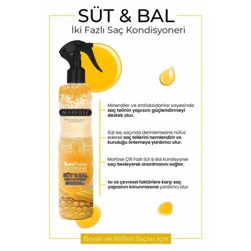 Çift Fazlı Süt & Bal Kondisyoner Fön Suyu 400 ML - mrfs