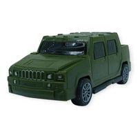 Çek Bırak Arabalar 10 Cm - Yeşil Çift Kabin Pick-Up