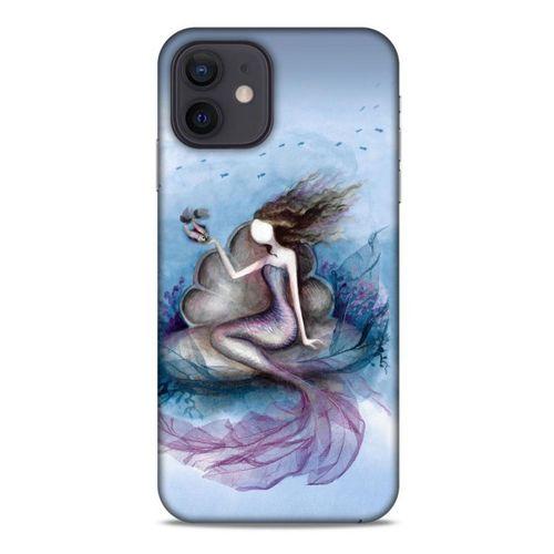 Y.Liva-2020 (Deniz Kızı) Apple iPhone 12 Kılıf Silikon Kapak Desenli