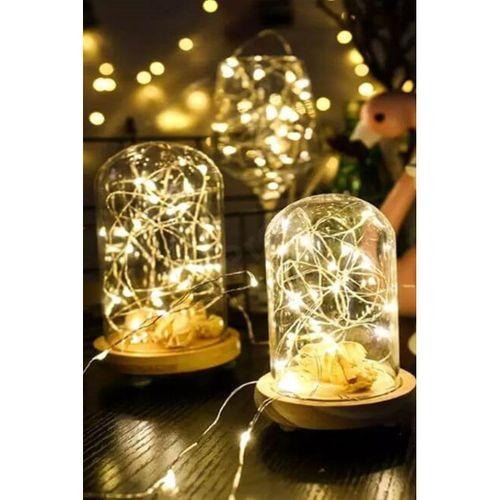 PERİ LED ANİMASYONLU-BEYAZ - MİNİ PİLLİ