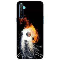 Lopard Oppo Realme 6i Uyumlu Kılıf FireX (35) Fit Design Kılıf Futbol