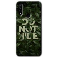 Oppo A31 Kılıf Kapak - Do Not Hide +Hayalet Ekran Yandan Gözükmez
