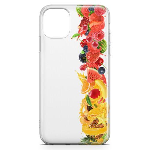 Apple iPhone 11 Kılıf Ananas Nar Meyve Arka Kapak Koruma Desenli Full Koruyucu