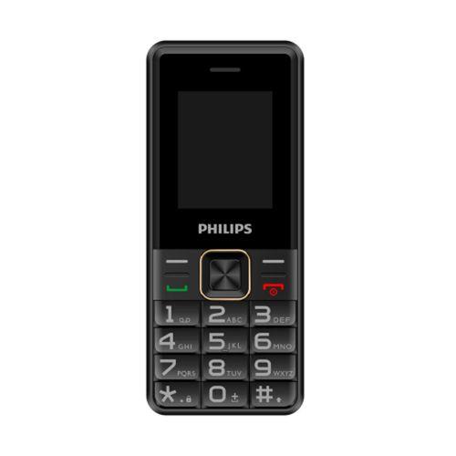 PHILIPS Xenium E6105, 128Mb, Siyah, 48Mb Ram, 1,77inc Ekran, 4G Çift Sim Desteği, FM Radyo, 1000mAh Pil, Türkiye KVK Garantili