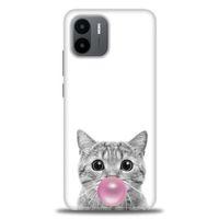 Xiaomi Redmi A1 Kılıf HD Baskılı Kılıf - Cat + Tam Ekran Koruyucu