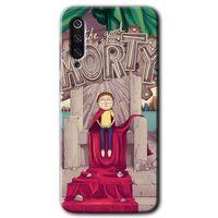 MRCİLETİSİM Xiaomi Mi 9 Kılıf Baskılı Kapak - Morty + 5D Tam Kaplayan Cam