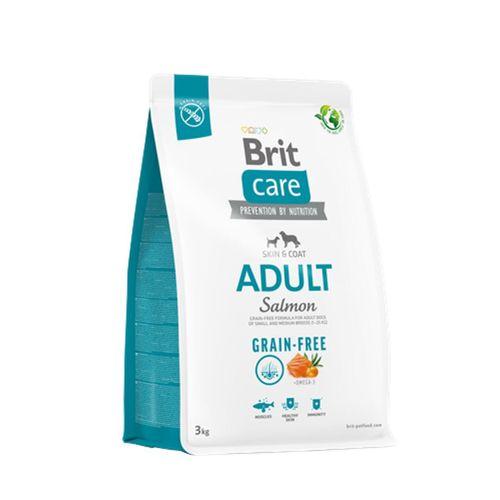 Brit Care Deri Ve Tüy Hassasiyeti Olan, Yetişkin Köpekler İçin, Tahılsız, Somonlu Kuru Mama 3 kg