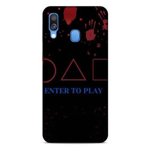 Samsung Galaxy A40 Uyumlu Kılıf Squid Game (28) Arka Kapak Young