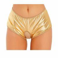 Fantezi Altın Özel Bölgeleri Açık Parlak Külot
