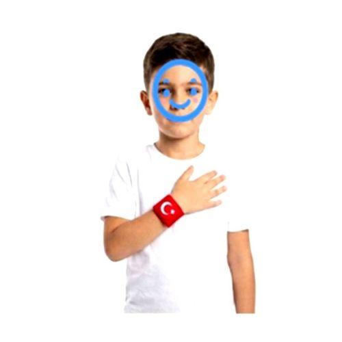 Bayrak Bileklik Bez Ayyıldızlı Bileklik