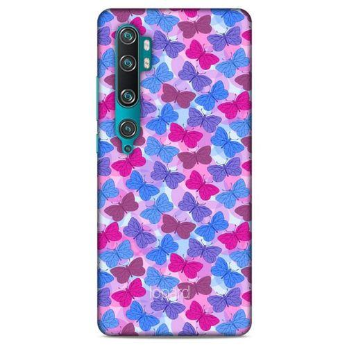 Xiaomi Mi Cc9 Pro Kılıf Kelebek Etkisi (21) Koruyucu Kapak Yeşil Kırmızı
