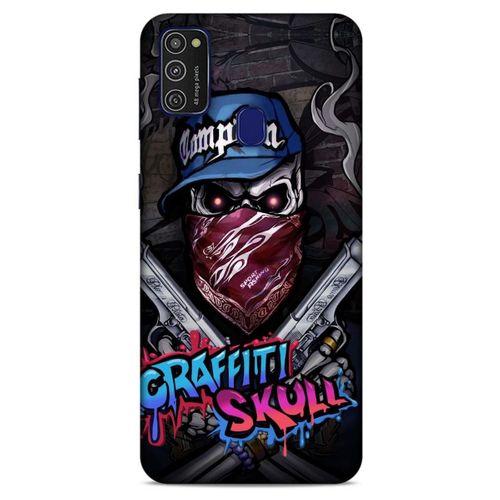 Samsung Galaxy M21 Uyumlu Kılıf Motorsiklet (33) Hybrid Kılıf Harley Davidson