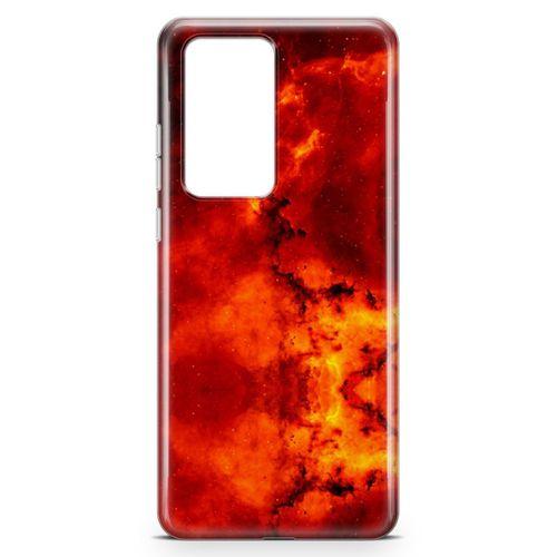 Huawei P40 Pro Kılıf Red Night Arka Kapak Koruma Desenli Full Koruyucu