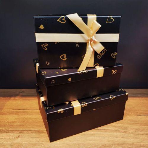 3'lü Dikdörtgen Hediye Kutusu