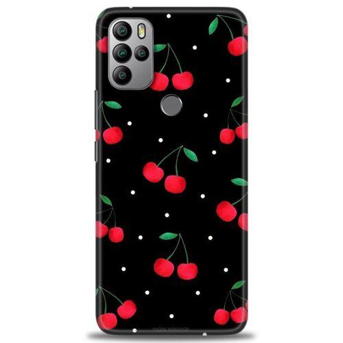 General Mobile GM 21 Pro Kılıf HD Baskılı Kılıf - Kirazlar + Tam Ekran Koruyucu