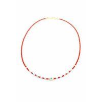 Boncuk Göz Kolye - Bordo