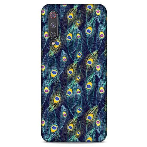Xiaomi Mi 9 Kılıf Desenli Özel Seri Tüyler (10) Full Koruma Kılıfı