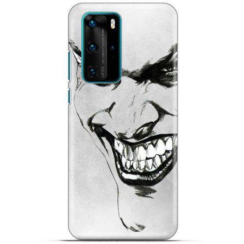 Huawei P40 Pro Uyumlu Kılıf Joker (8) Baskılı Kılıf Beyaz