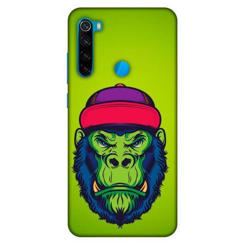 Lopard Xiaomi Redmi Note 8 Uyumlu Kılıf Tattoo's (46) Core Armor Kılıf Maymun Dövmesi