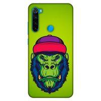 Lopard Xiaomi Redmi Note 8 Uyumlu Kılıf Tattoo's (46) Core Armor Kılıf Maymun Dövmesi