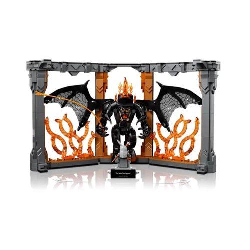 10367   icons - Yüzüklerin Efendisi: Balrog™ Kitaplık Dekoru 1201 parça +18 yaş