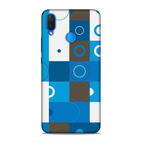 Huawei Psmart 2019 Uyumlu Kılıf Insomnia (27) Tasarımlı Kılıf Mavi Beyaz