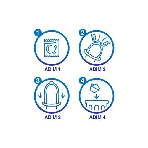 Durex Naturals Doğal Kayganlaştırıcılı İnce Prezervatif 20 'lı