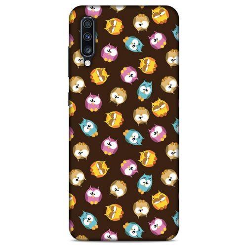 Baykuşlar (7) Desenli Silikon Kapak Telefon Kabı Samsung Galaxy A70 Kılıf