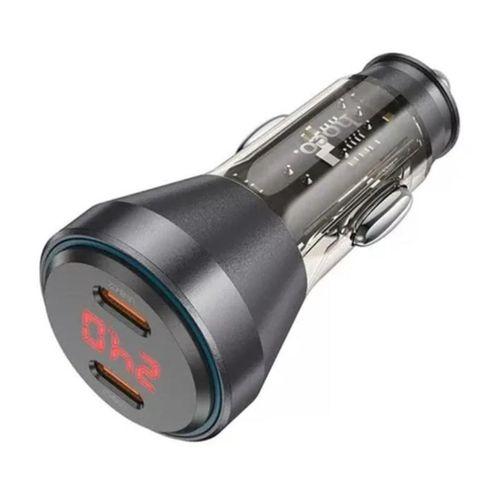 HOCO NZ12C Graceful PD60W 2 Type-C Girişli Araç Çakmaklı Hızlı Şarj Aleti