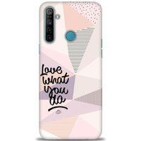 Realme C3 Kılıf HD Baskılı Kılıf - What You Do + Tam Ekran Koruyucu